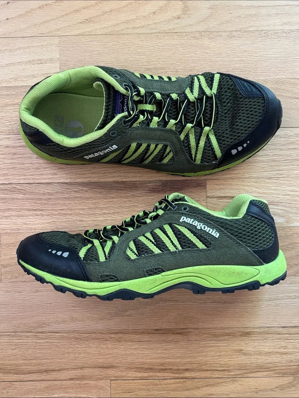 Patagonia Men’s Size 8.5 Urbanist Performance Trail Running Sneaker Green Black